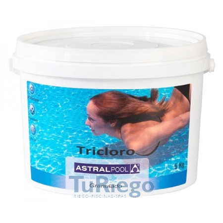 Tricloro granulado envase de 5 kg.