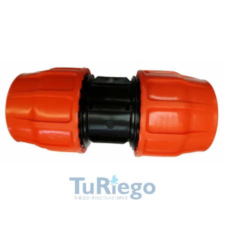 Maguito de unión tipo fitting, tubería plana flexible (LAY-FLAT), de 52 a 156 mm.