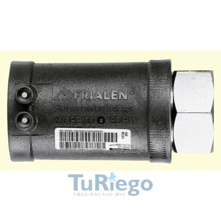 Manguitos de transición PE-AD electrosoldable - acero (rosca hembra) PN-16