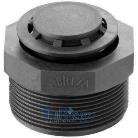 Ventosas doble efecto con muelle, rosca macho de 1/2" y 1"
