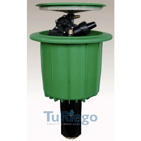 Aspersor cañón emergente de turbina PLAYGROUND de 2"