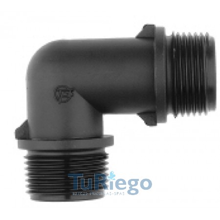 Codo 90º de PP Macho x macho