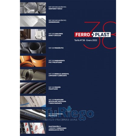 FERROPLAST CATALOGO TARIFA Nº 38 ENERO 20224