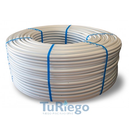 Tubería PE32 Ø16x1,20 mm. BLANCA perforada