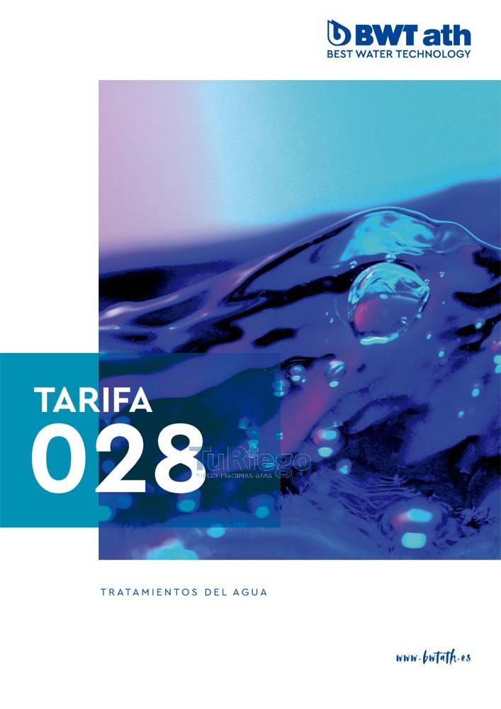 BWT ATH_TARIFA_028_TRATAMIENTOS_AGUA