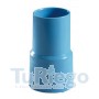 Terminales manguera en PVC flexible color azul.