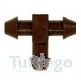 CConector en T 5 x 3 mm. C-C-C bocas cónicas