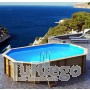 Piscina WEVA OCTO+ 640 de 590x350x146 cm.
