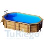 Piscina WEVA OCTO+ 640 de 590x350x146 cm.