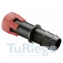 Enlace cinta extra roja a tubo Ø 16 mm 