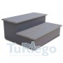 Escalera madera sintética Graphite spas 