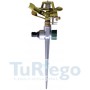 Aspersor metálico sectorial de ½” con pincho 