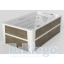 Spa Privado SWIMSPA COMPACT, Mueble Urban Grey color blanco
