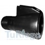 Acople Hembra-rosca macho de 1 1/2" para tubo PE-AD Ø 50 mm de plástico técnico.