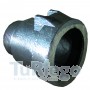Acople Hembra-rosca macho de 1 1/2" para tubo PE-AD Ø 50 mm de aluminio.