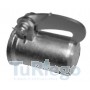 Tapón final para tubo PE-AD Ø 50 mm de aluminio.