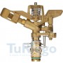 Aspersor impacto sectorial metálico de 1/2" alcance 13 m. 1 boquilla 4,8 mm. metal.