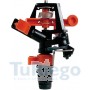 Aspersor impacto sectorial, plástico de 1/2" alcance 12 m. 