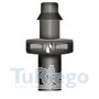Conector macho/dentado 4 x 7 mm.